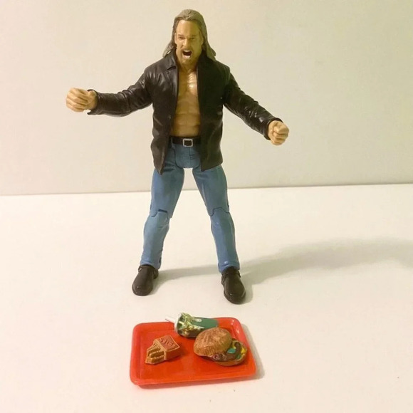 Vintage 2000 Triple H Action Figure  WWF Jakks Pacific Titan Tron Live - Picture 1 of 16
